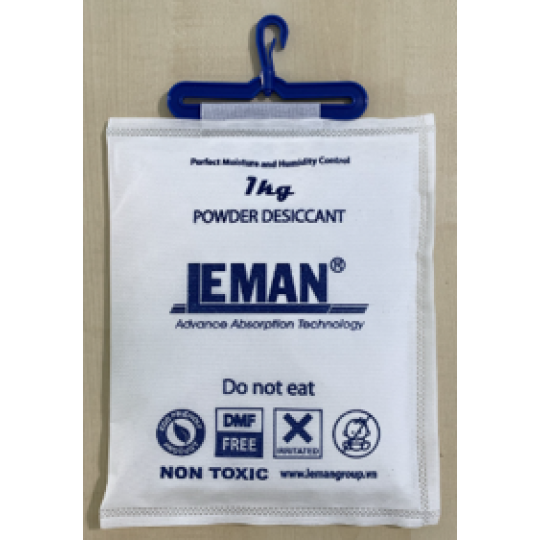 Túi hút ẩm Cacl2 -Leman 1000grs/túi