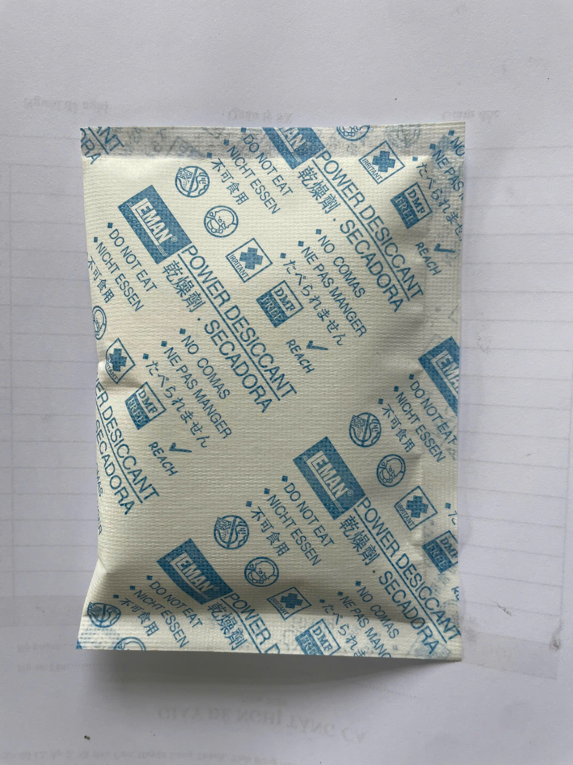 Túi hút ẩm Cacl2 Leman 50gr/ túi