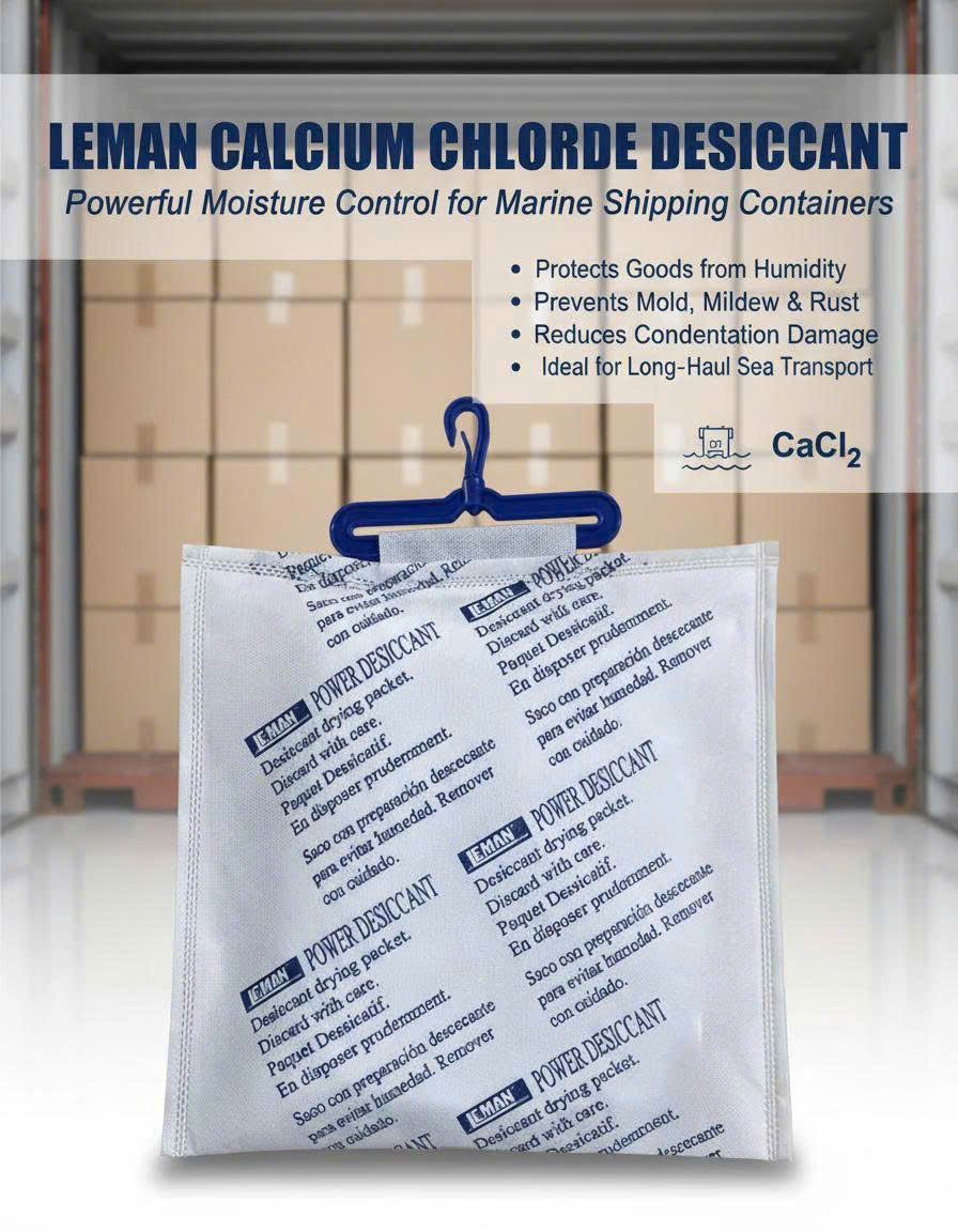 Túi hút ẩm Cacl2 -Leman 1000grs/túi